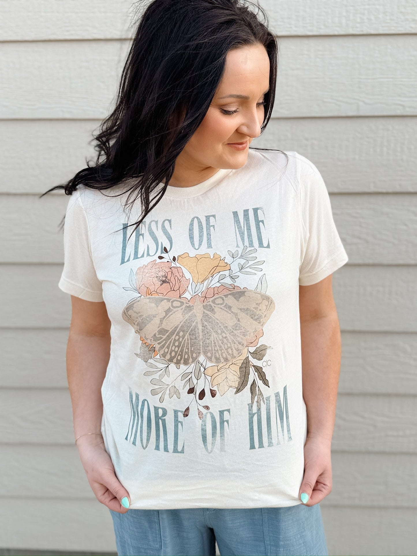 Less Of Me More Of Him Graphic Tee