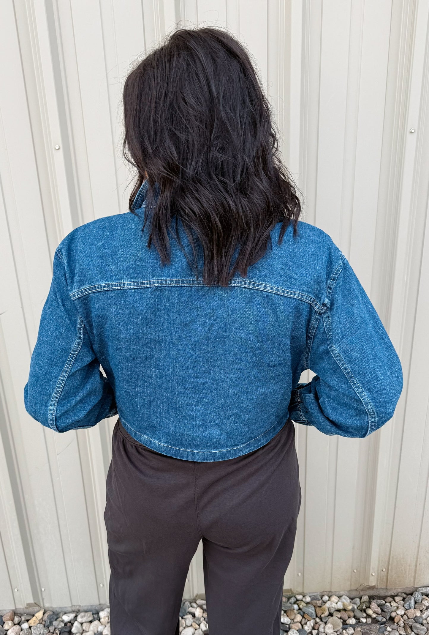 Cropped Denim Jacket