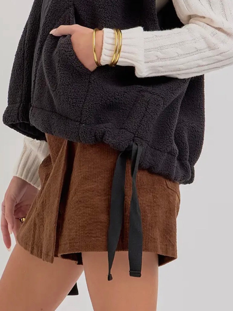 Oversized Fleece Vest