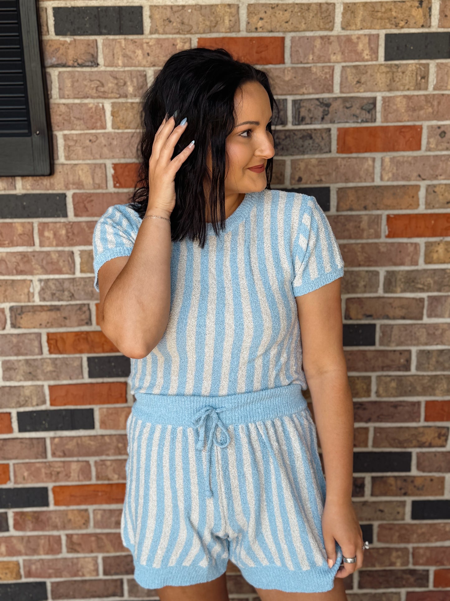 Striped Lounge Set
