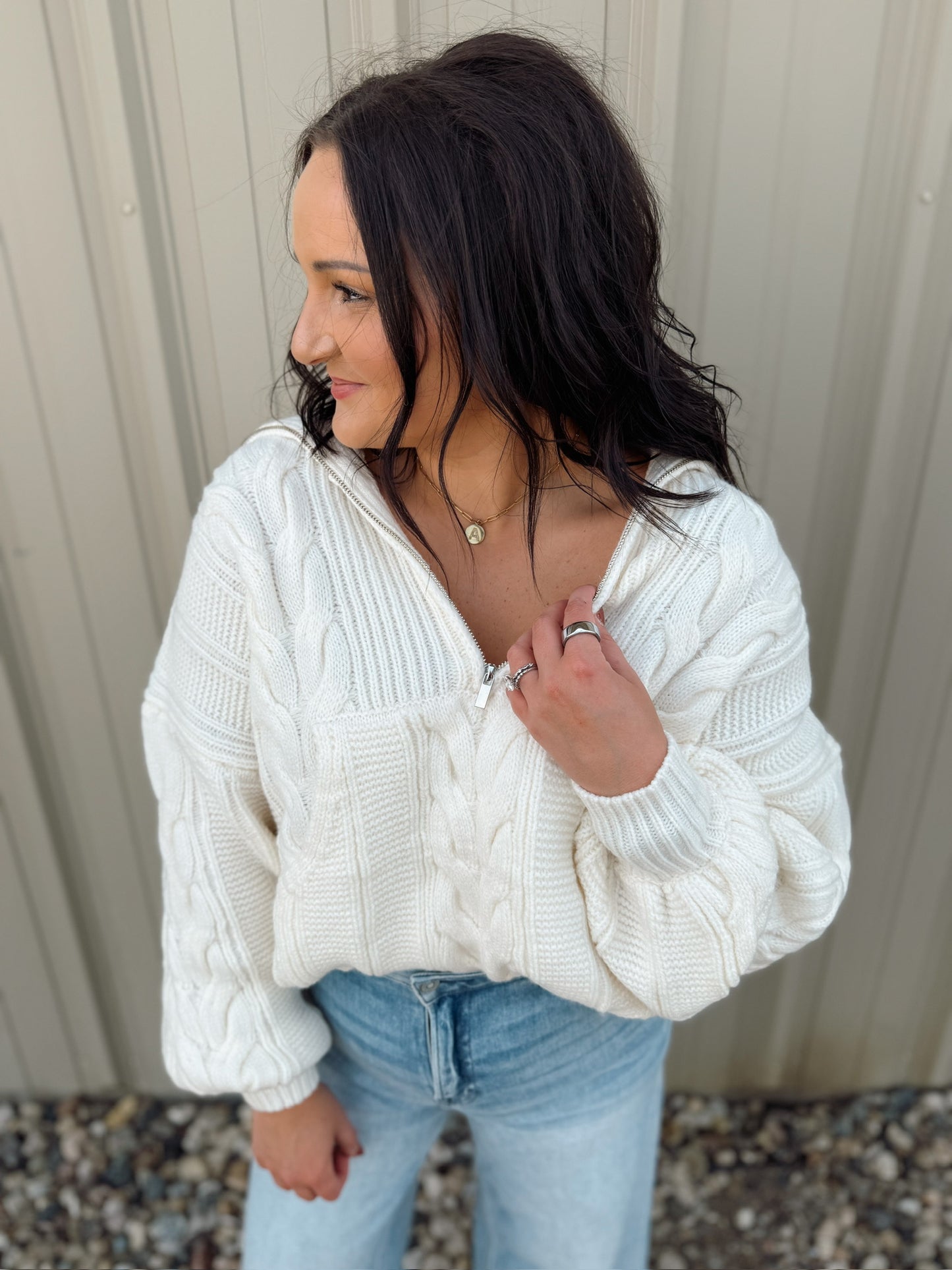 Chunky Cable Knit Sweater