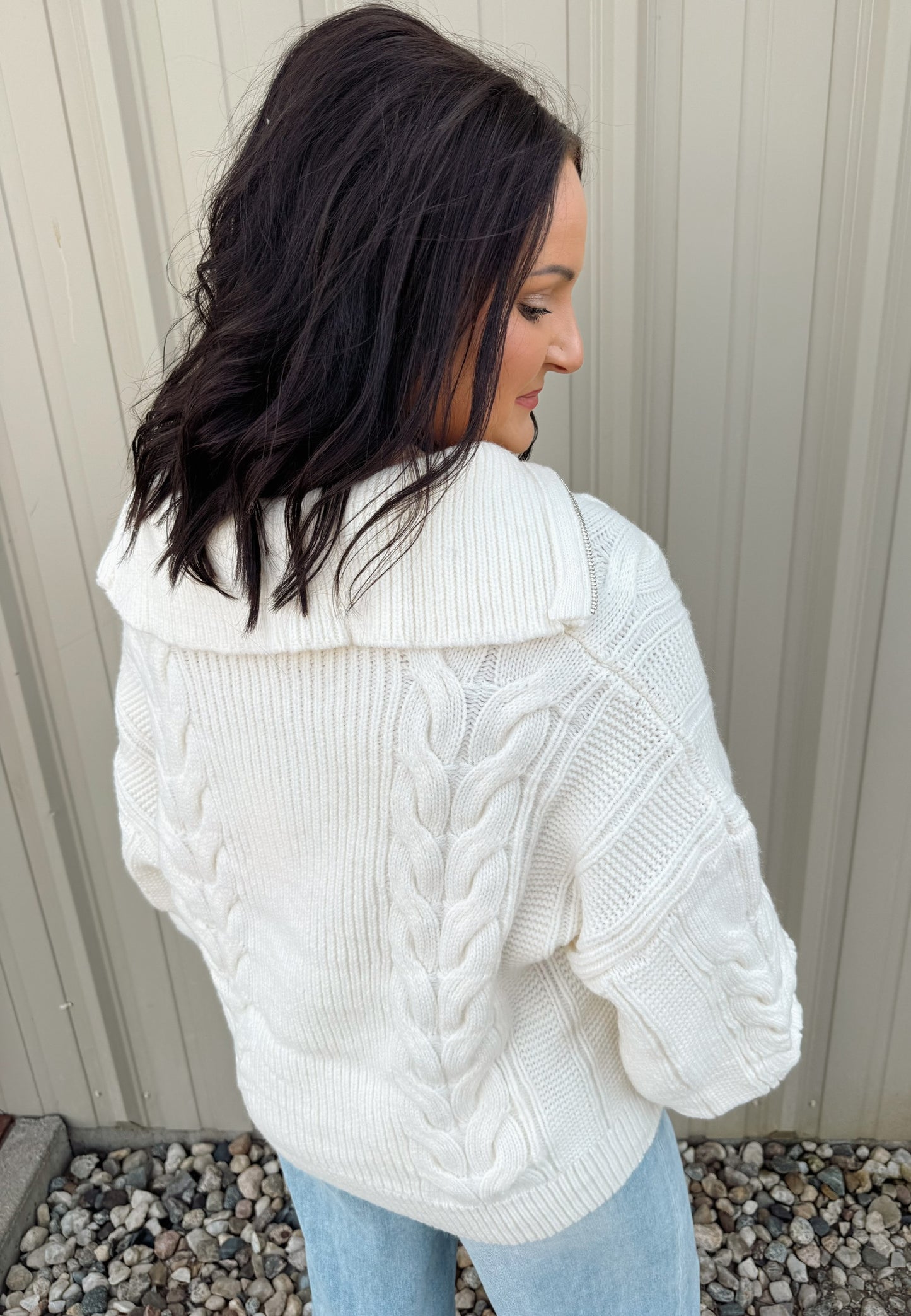 Chunky Cable Knit Sweater