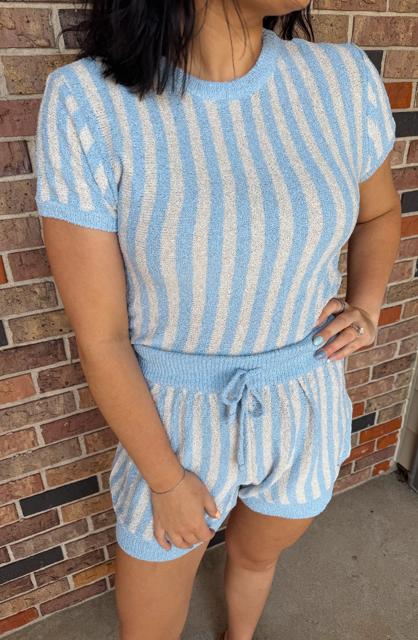 Striped Lounge Set