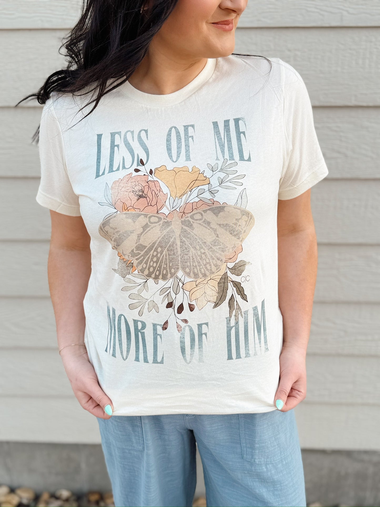 Less Of Me More Of Him Graphic Tee