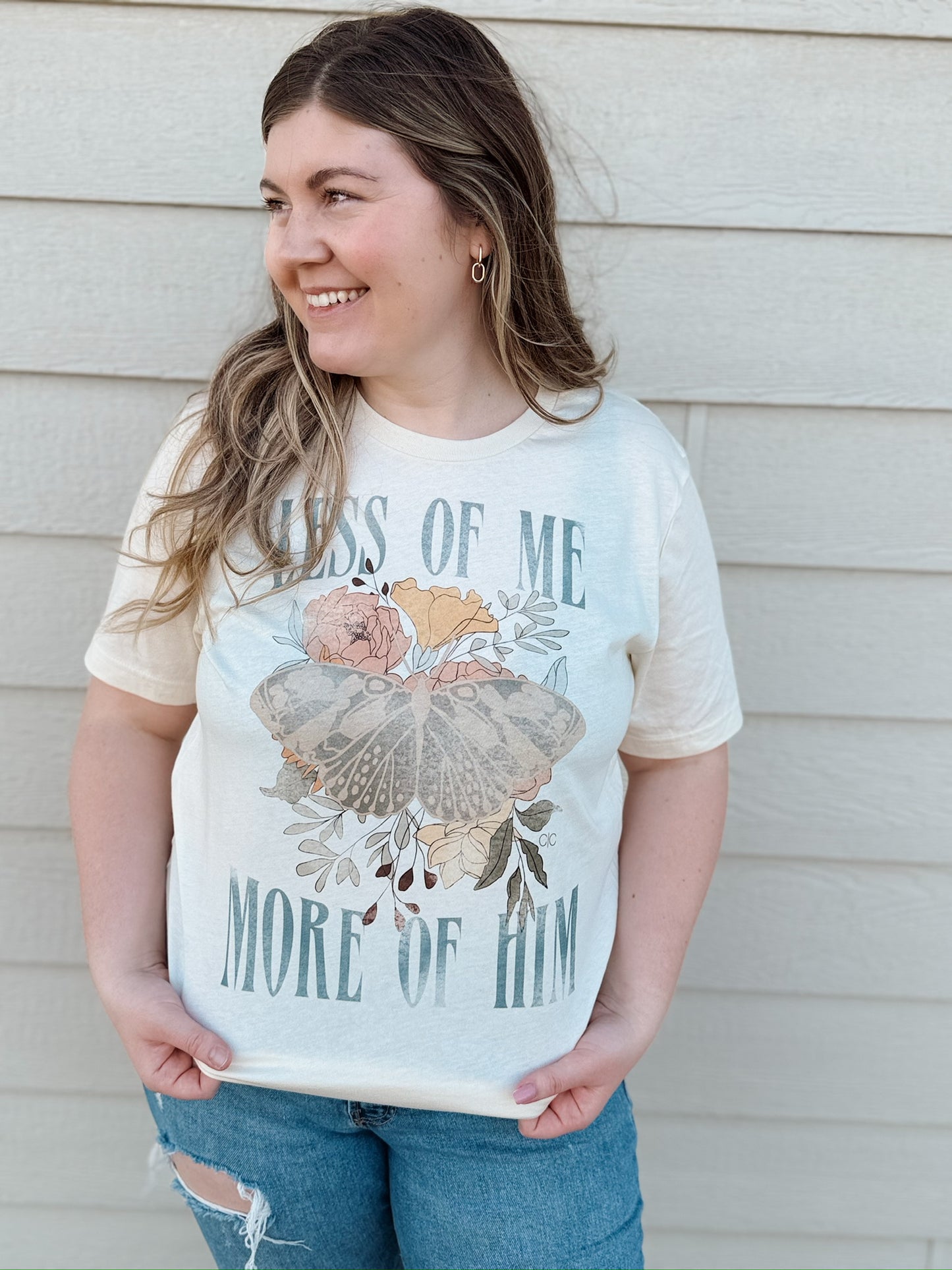Less Of Me More Of Him Graphic Tee