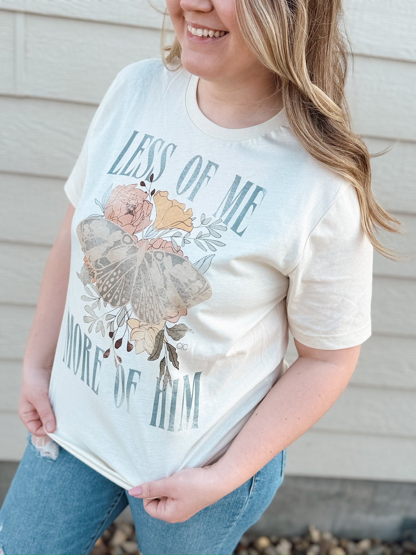 Less Of Me More Of Him Graphic Tee