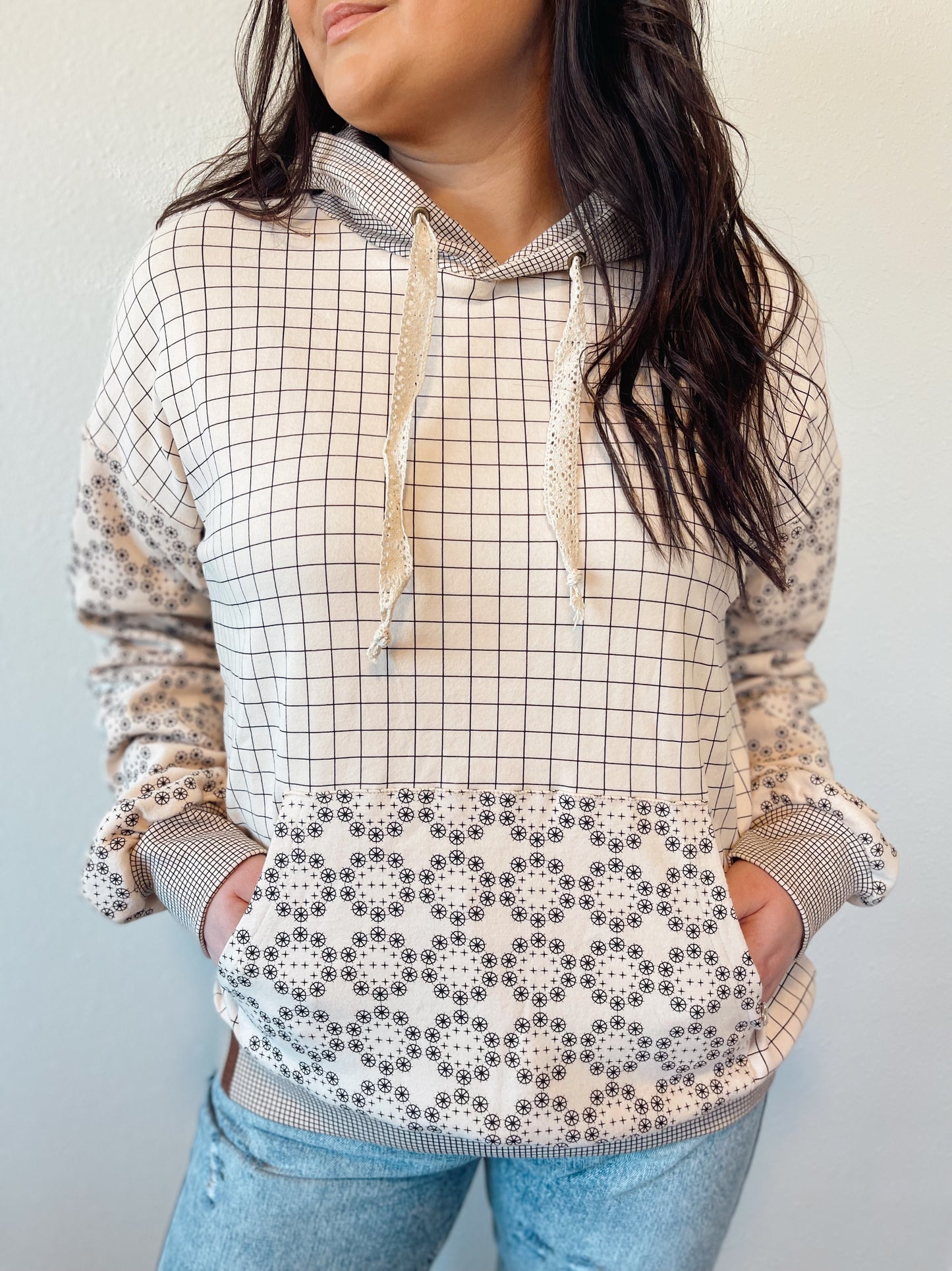 Checkered University Hoodie