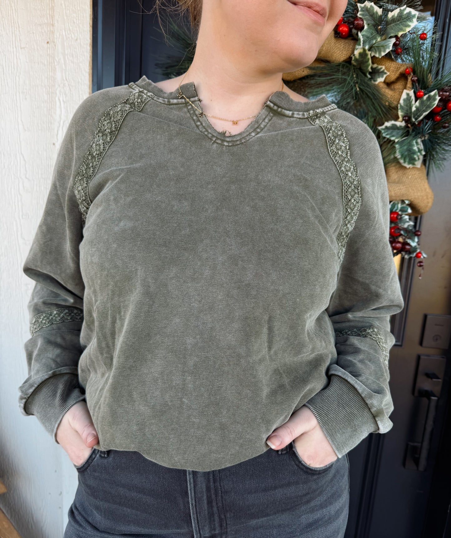 Mineral Washed Pullover