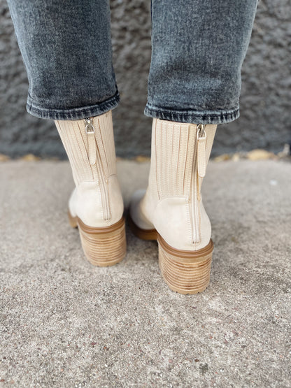 Elevated Heel Chelsea Boot