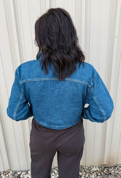 Cropped Denim Jacket