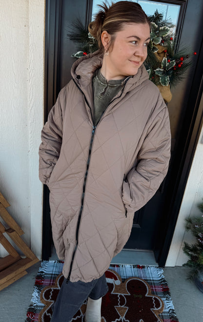 Quilted Puffer Coat