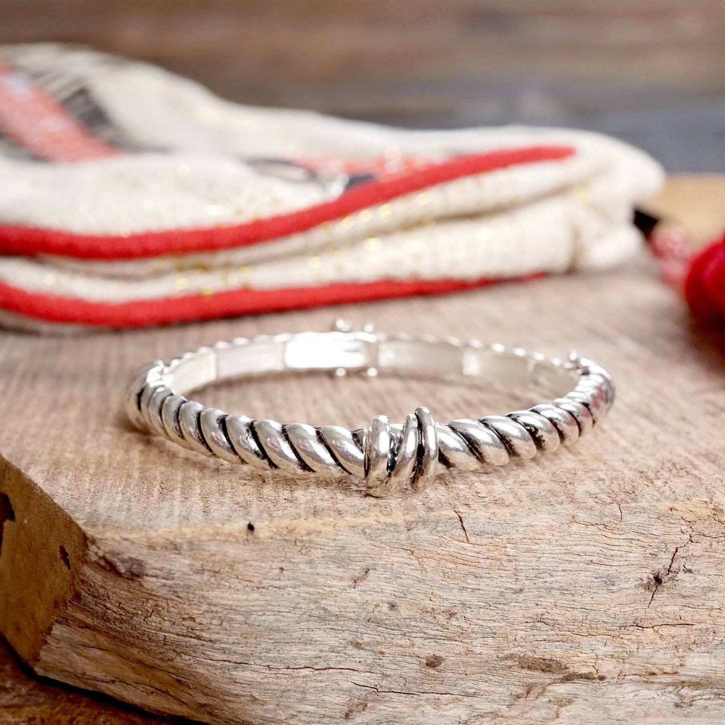 Textured Bangles Bracelets