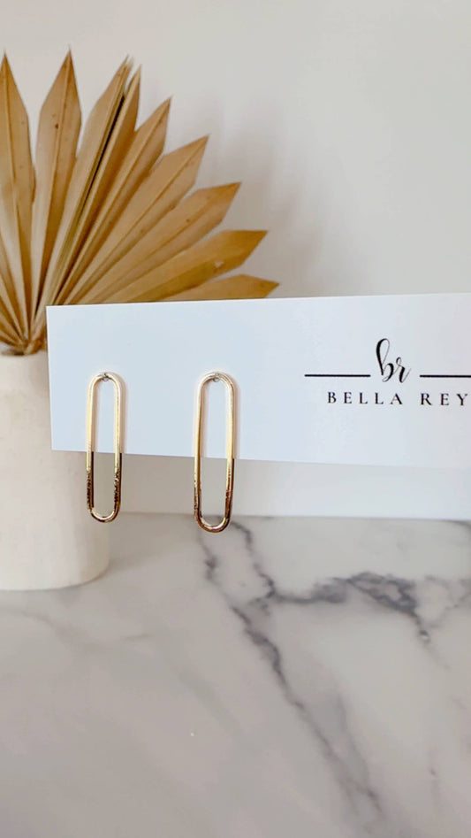 Paper Clip Studs