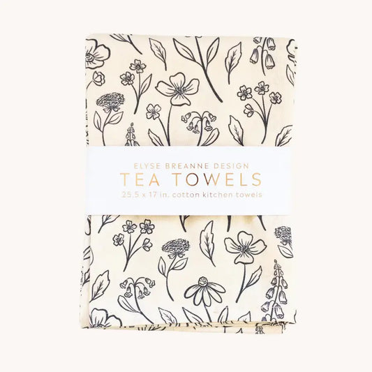 Floral Tea Towel