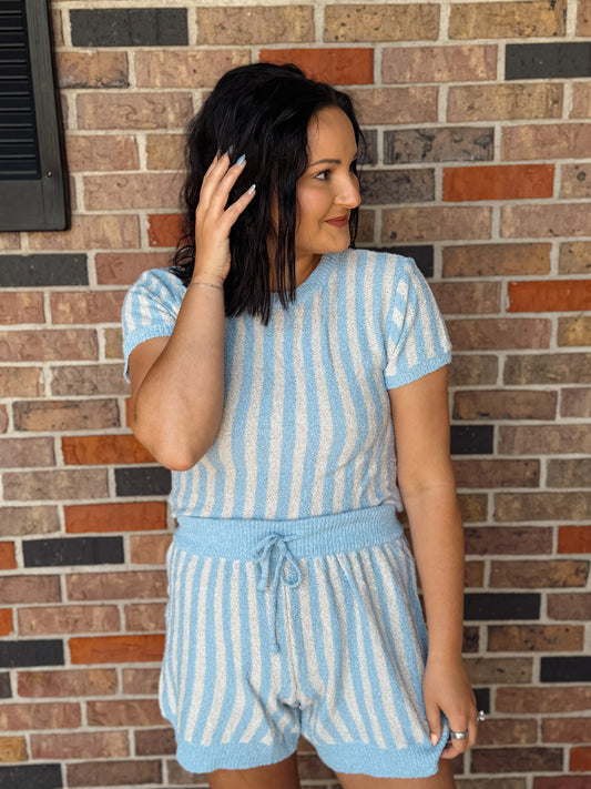 Striped Lounge Set