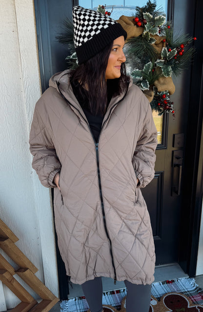 Quilted Puffer Coat