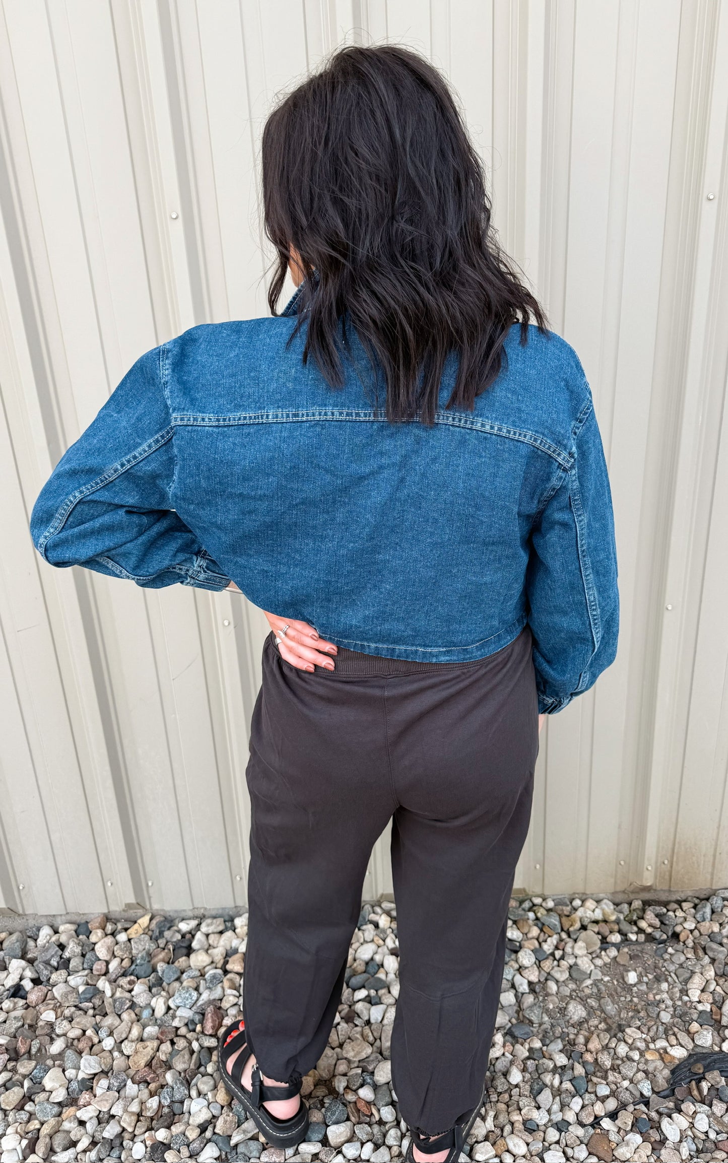 Cropped Denim Jacket