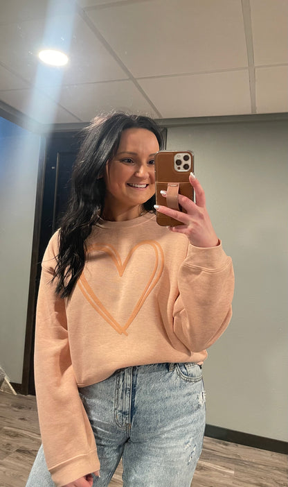 Heart Puff Crewneck