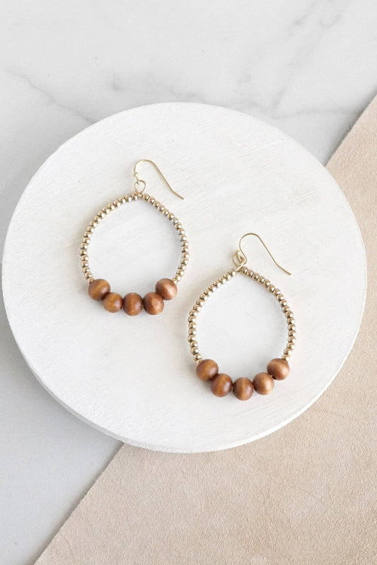 Gold Teardrop Earrings