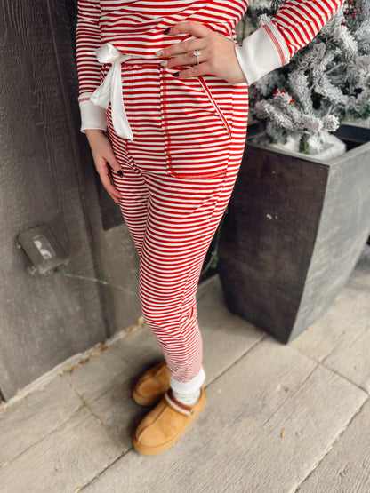 Red Striped Festive Pajamas