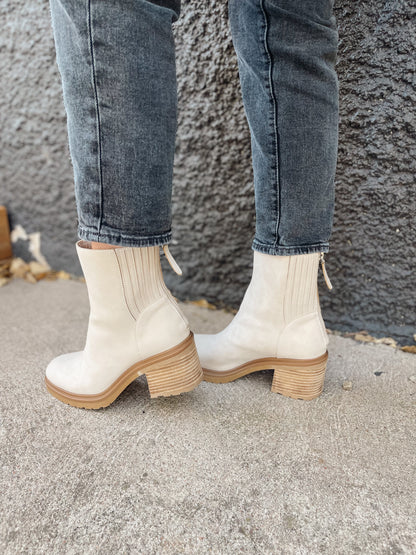 Elevated Heel Chelsea Boot