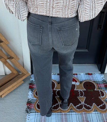 Hidden Wide Straight Denim