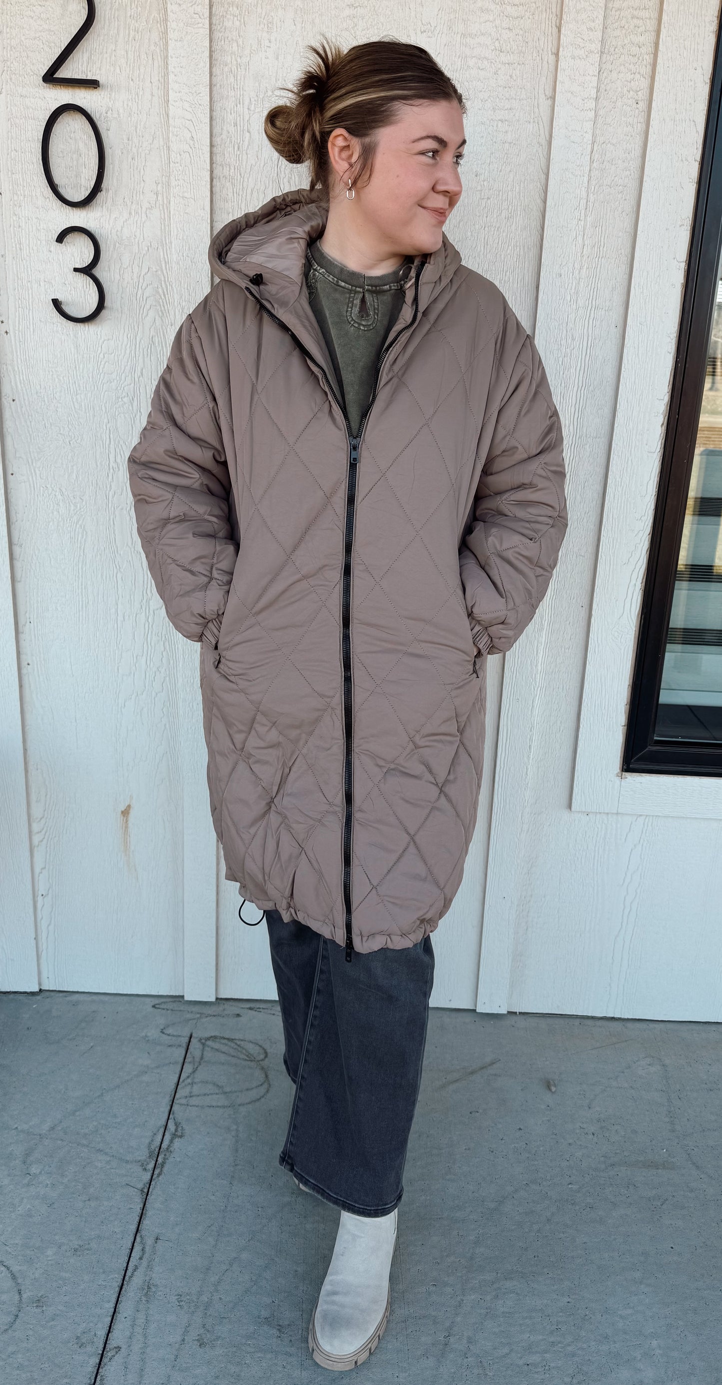 Quilted Puffer Coat