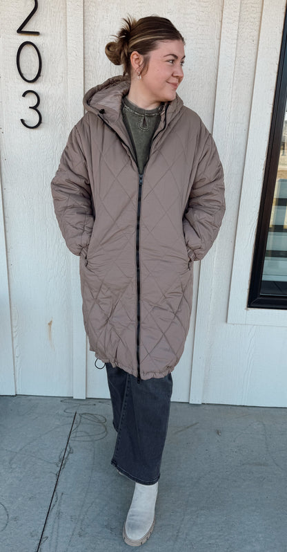 Quilted Puffer Coat
