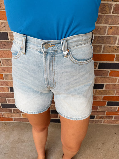 Denim Long Length Shorts
