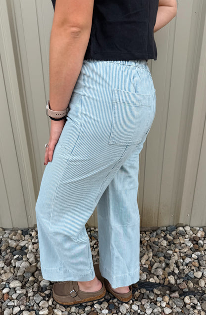 Stripes Drawstring Pants