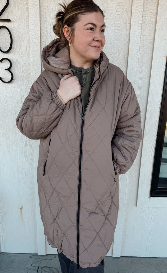Quilted Puffer Coat
