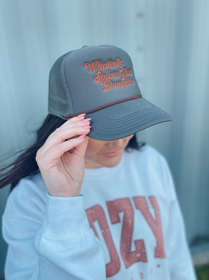 Whatever Spices Your Pumpkin Trucker Hat