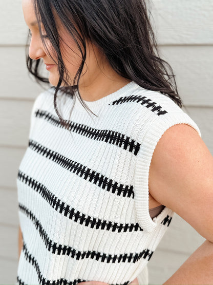 Knit Crew Neck Tank