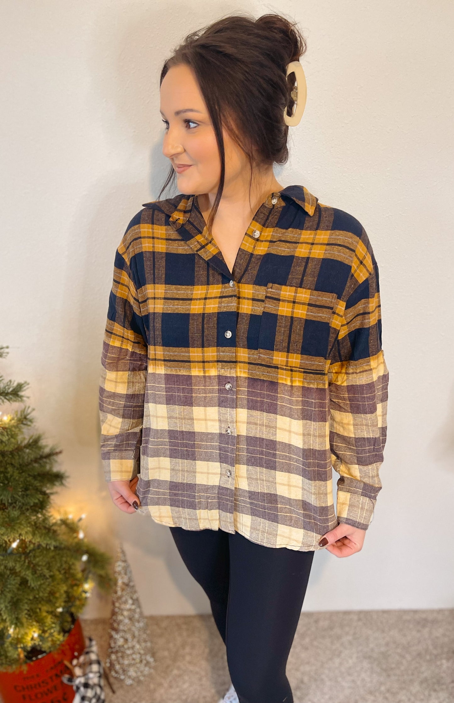 Half Gradient Flannel