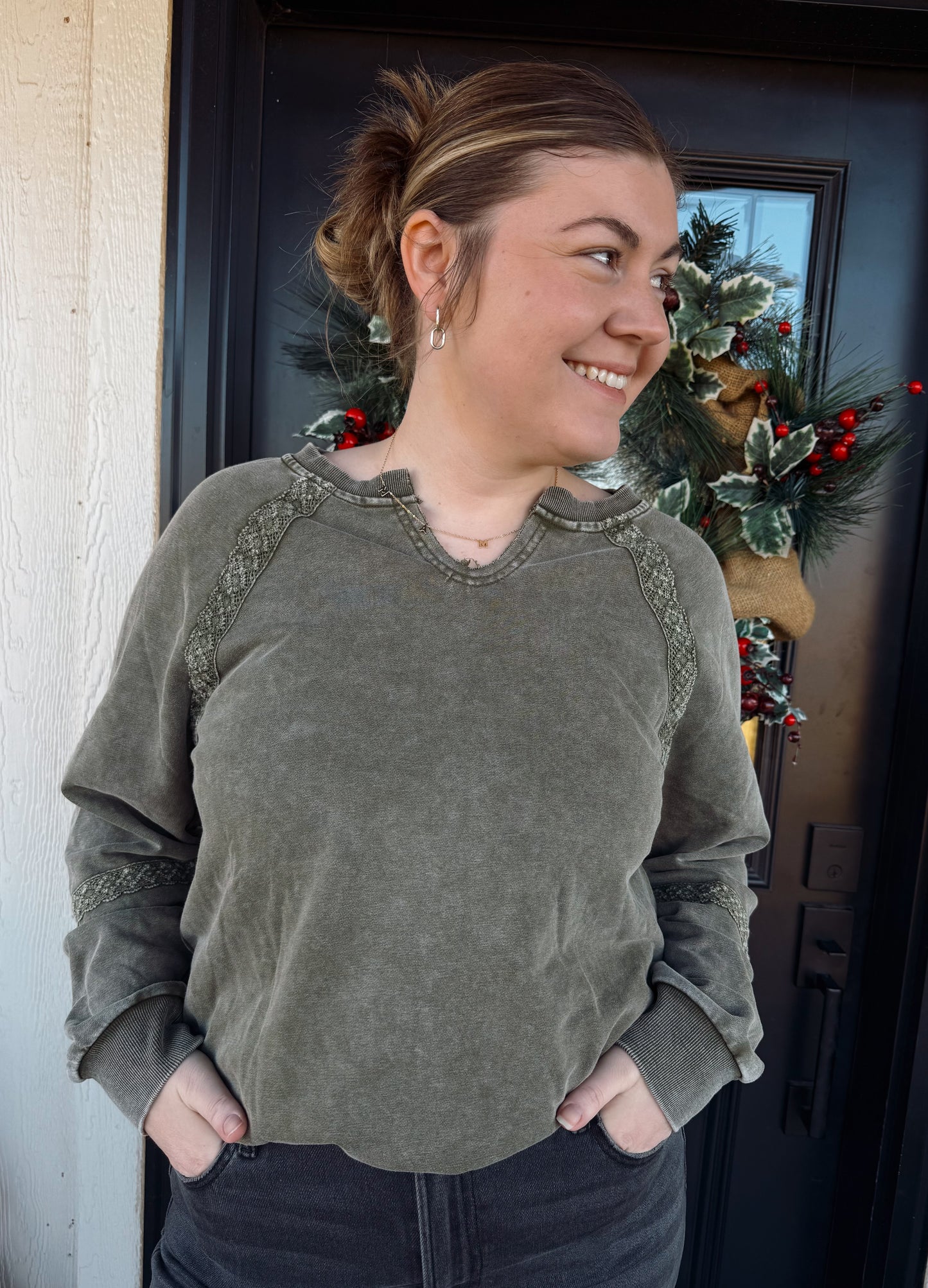 Mineral Washed Pullover