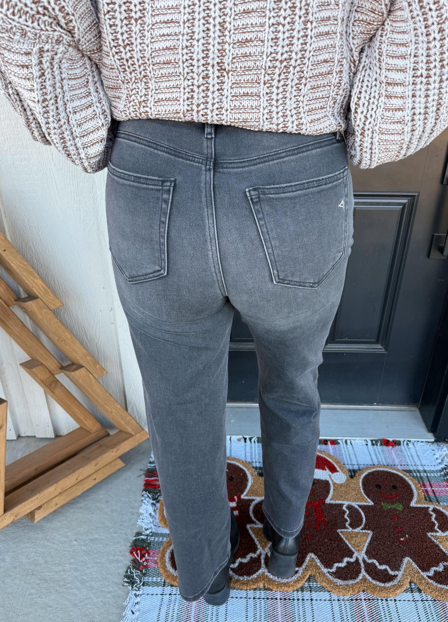 Hidden Wide Straight Denim