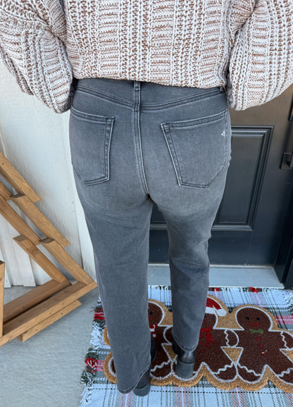 Hidden Wide Straight Denim