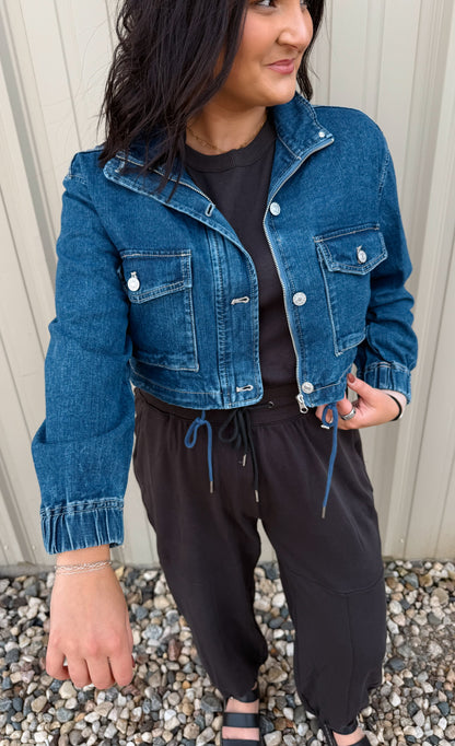 Cropped Denim Jacket