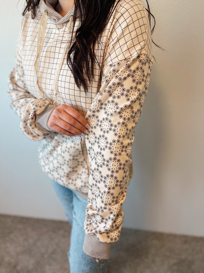 Checkered University Hoodie