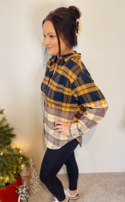 Half Gradient Flannel