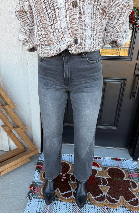 Hidden Wide Straight Denim