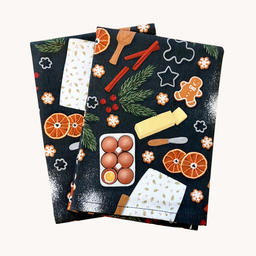 Holiday Baking Tea Towel