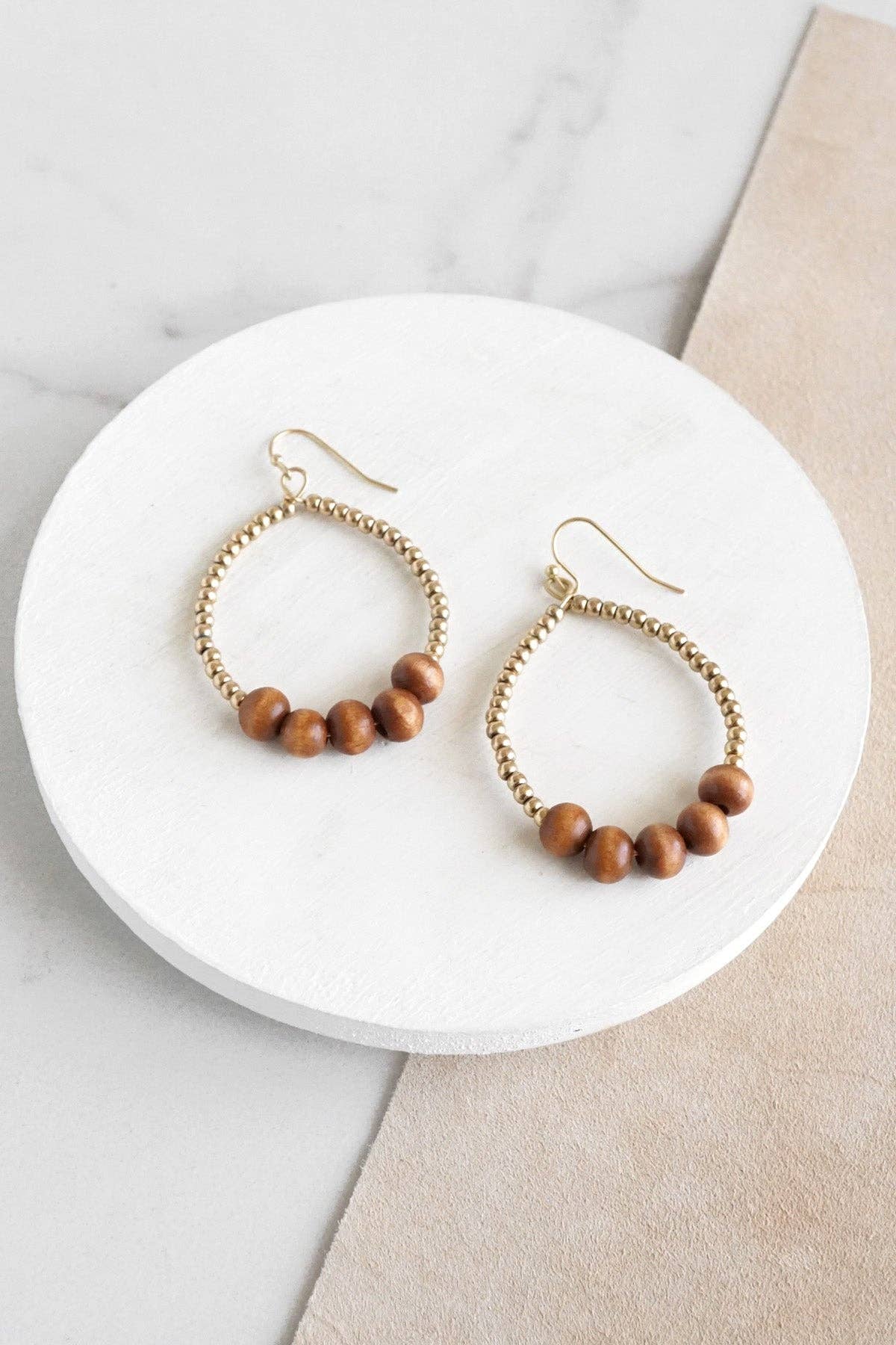 Gold Teardrop Earrings