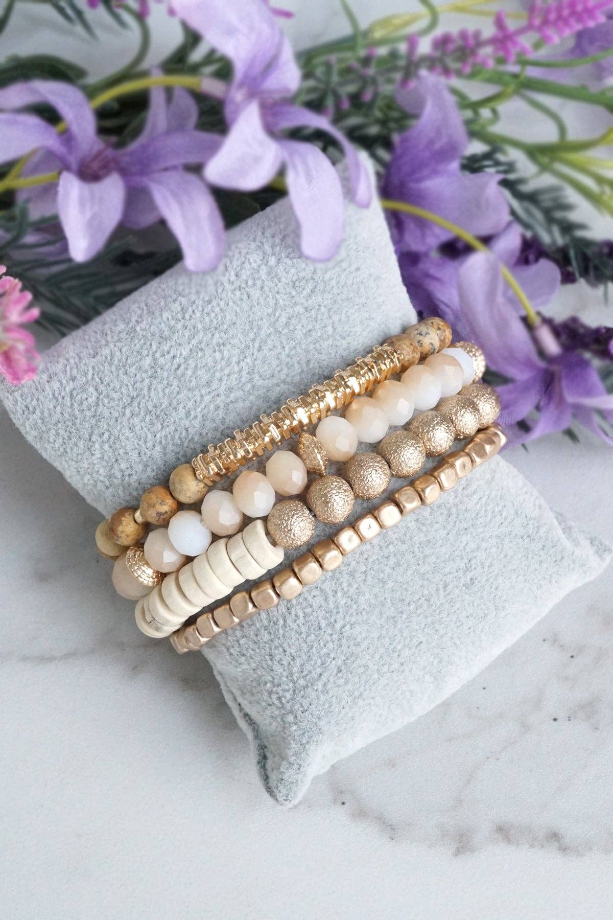 4 Piece Stacked Bracelets